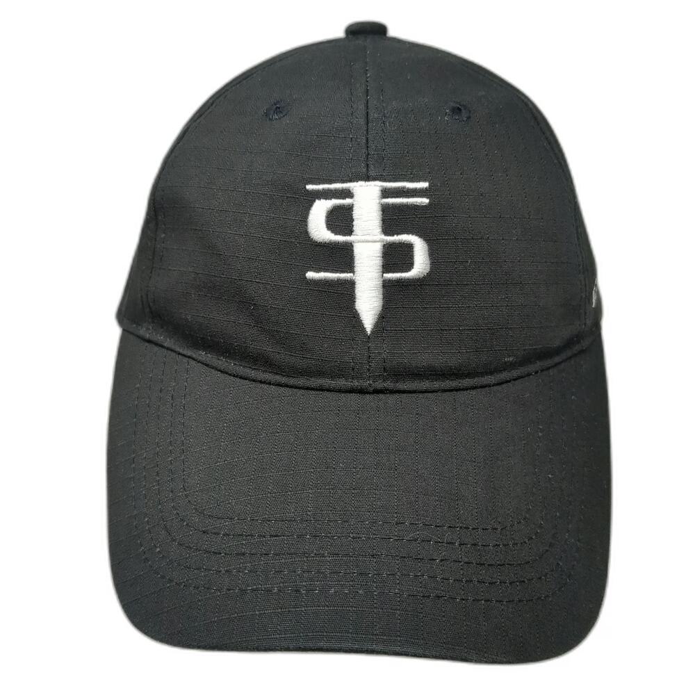 Tact Squad Baseball Cap Black One Size Strapback Tactical Logo Embroidered Hat